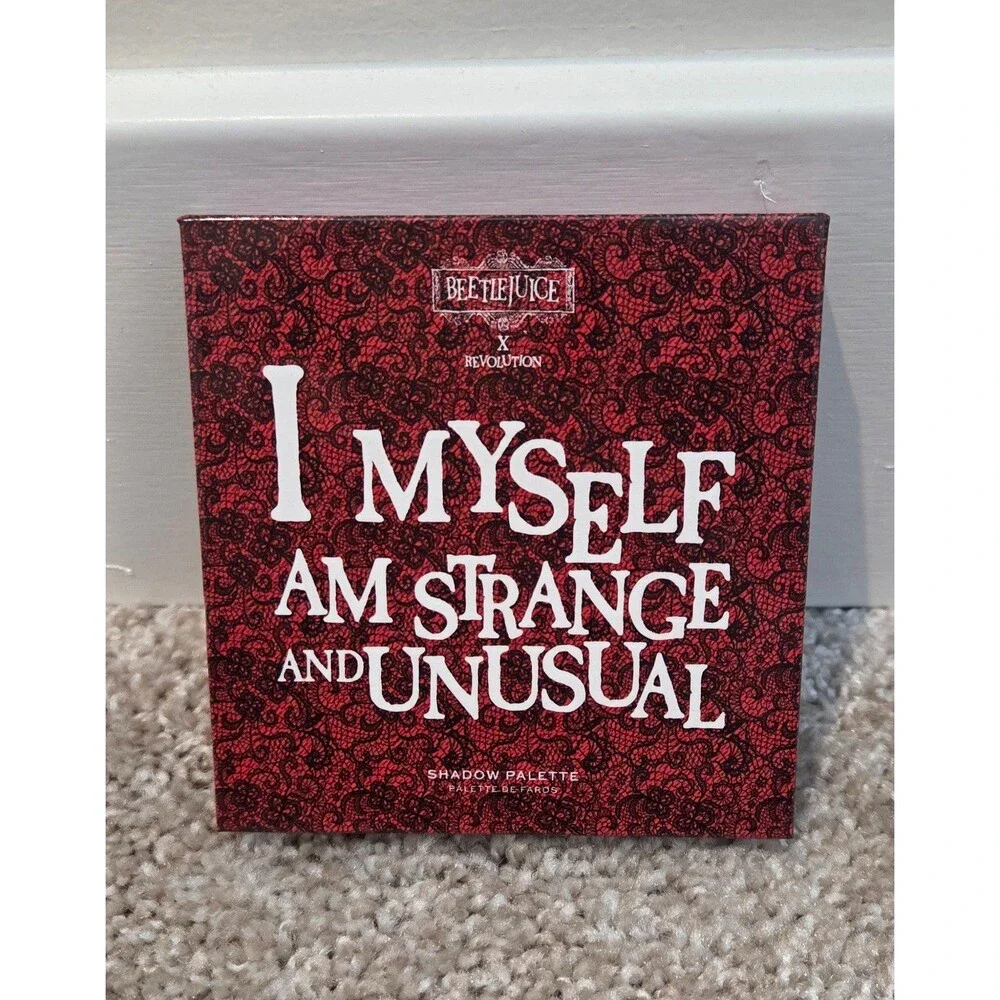 Revolution × beetlejuice strange & unusual eyeshadow palette